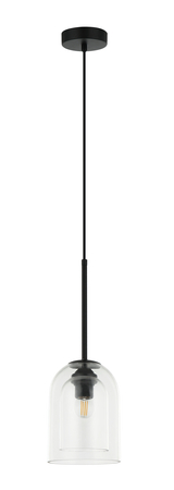 Lampa wisząca Elaris transparentna 1xE27