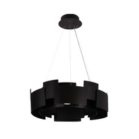 Milagro - Lampa wisząca TORINO BLACK 24W LED