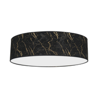 Milagro - Lampa sufitowa SENSO Black/Gold 3xE27 Ø60cm