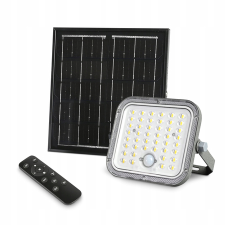 Naświetlacz Solarny LED z Czujnikiem Ruchu VL-FSO4-205-S 1400 Lumenów 5000K