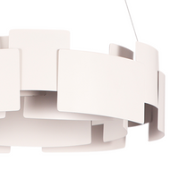 Milagro - Lampa wisząca TORINO WHITE 24W LED