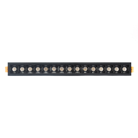 Lampa liniowa Led podtynkowa 30W 4000K czarna JDL-15T