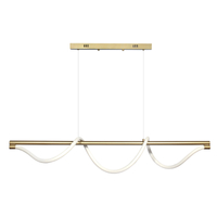 Lampa wisząca Serpente DDXZ004 55W złota - wężyk gładki