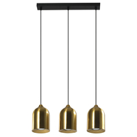 Metalowa lampa wisząca Nilo złota 3xGU10