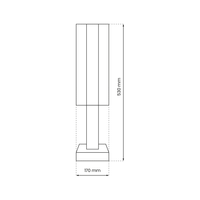 Milagro - Lampka stołowa RAY 12W LED