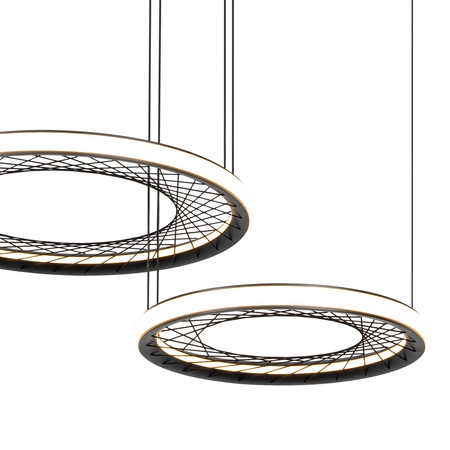 Milagro - Lampa wisząca NEST 77W LED 61+41cm