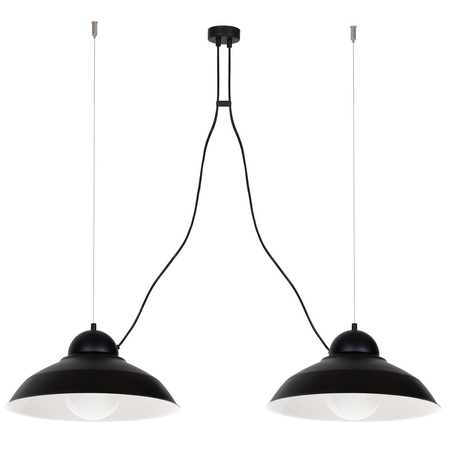 Milagro - Lampa wisząca GUSTAV BLACK 2xE27