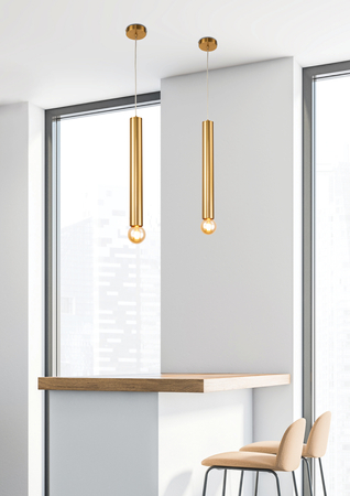 LAMPA WISZĄCA AUSTIN, SLIM 500 mm 1 ZŁOTY