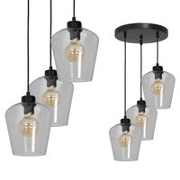 Milagro - Lampa wisząca SANTIAGO CLEAR 3xE27