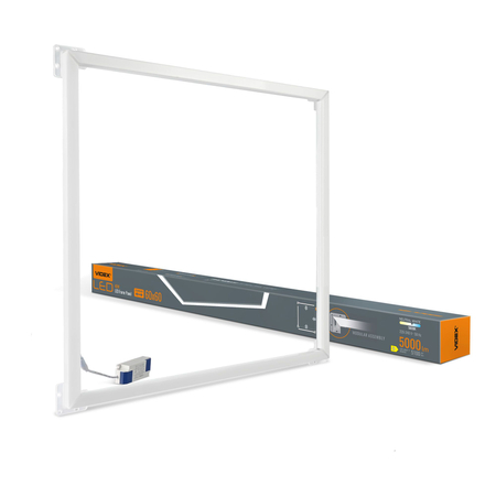 Panel ramka składana sufitowa podtynkowa LED Videx 60x60 40W 5000K