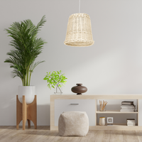 Milagro - Lampa wisząca VIMINI WHITE 1xE27