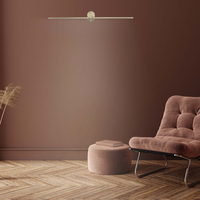 Kinkiet Ścienny LED Modern Slim 60cm Złoty 8W Ciepła Barwa 3000K Klasa IP44