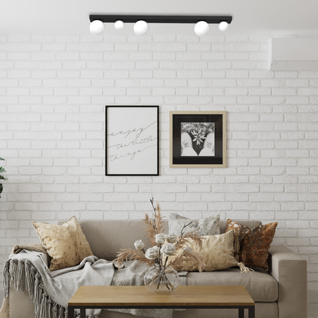 Milagro - Lampa sufitowa BIBIONE 5xG9