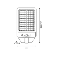Latarnia Solarna Kers 400W 2700lm 6500K