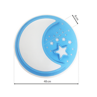 Milagro - Plafon NOTE BLUE 45W LED Ø480 mm