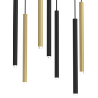 Milagro - Lampa wisząca MONZA BRASS 7xG9 max 8W LED