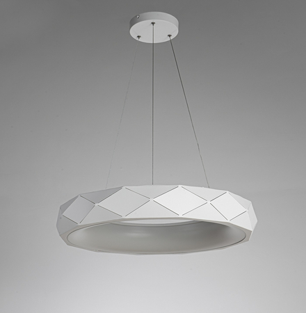 Lampa wisząca Reus biała LED 4000K