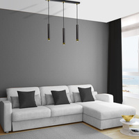 Milagro - Lampa wisząca DANI BLACK/GOLD 3xGU10