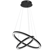 Milagro - Lampa wisząca GALAXIA BLACK 46W LED