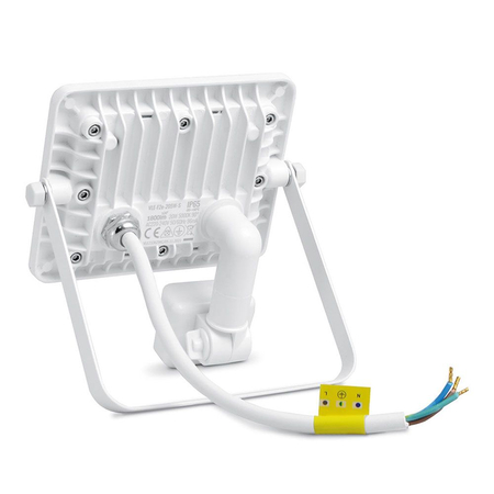 Naświetlacz LED biały czujnik ruchu halogen 20W