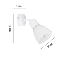 Reflektor Malta biały 1xE14