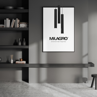 Milagro - Lampa wisząca HUDSON BLACK 3xGU10