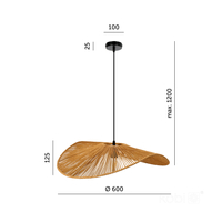 Lampa wisząca BOHO VERONA 1xE27 Kobi Design