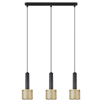Lampa wisząca Amo czarno-złota 3xE27