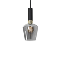 Milagro - Lampa wisząca ROMA BLACK 1xE27
