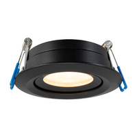 Ruchome oczko podtynkowe Lagos czarne IP65 1xGU10