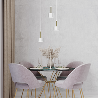 Lampa wisząca Arena 3xGX53 Biały/Złoty