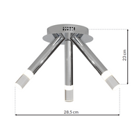 Milagro - LAMPA SUFITOWA ICE 15W LED
