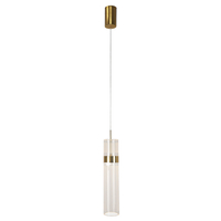 Lampa wisząca Ambiente złota LED CCT