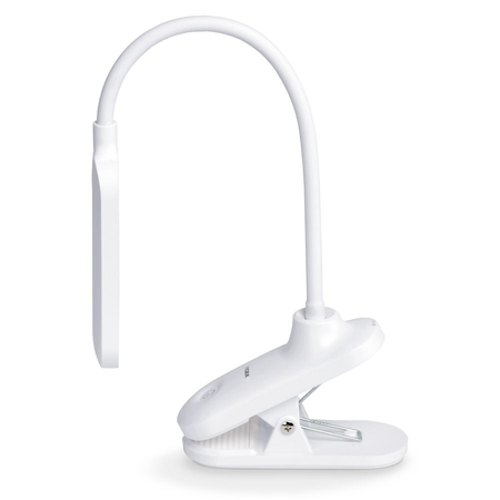 Lampka biurkowa LED 6W ściemnialna 3 barwy światła klips
