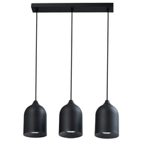 Metalowa lampa wisząca Nilo czarna 3xGU10