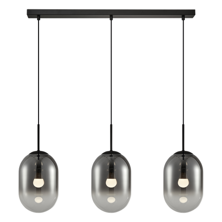 Milagro - Lampa wisząca ALIAS BLACK 3xE14