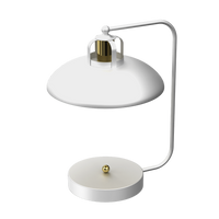 Milagro - Lampka biurkowa FELIX WHITE/GOLD 1xE27