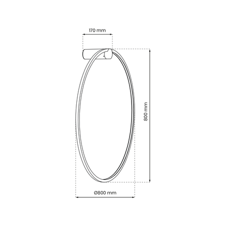 Milagro - Kinkiet Saturno Gold 46W LED