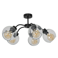 Milagro - Lampa sufitowa SOFIA CLEAR 5xE27
