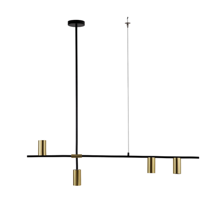 Lampa wisząca Arizona czarno - złota 4xGU10