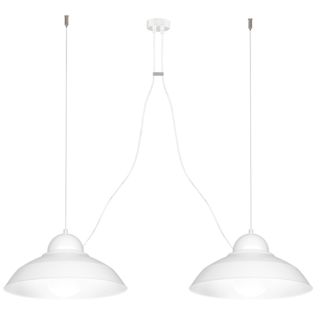 Milagro - Lampa wisząca GUSTAV WHITE 2xE27