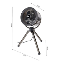 Eko-Light - Wentylator stojący EKO-LIGHT 10" Tripod Gun