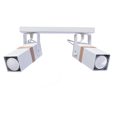 Milagro - Lampa sufitowa VIDAR WHITE 2xGU10