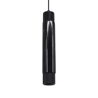 Milagro - Lampa wisząca MARBLE BLACK 1xGU10
