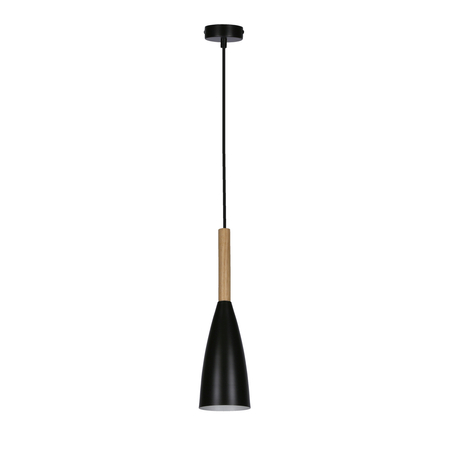 LAMPA WISZĄCA TROSA 1 CZARNY