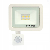 NAŚWIETLACZ Z CZUJNIKIEM RUCHU BIAŁY 20W B.NEUTRALNA 4000K