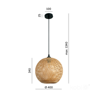 Lampa wisząca BOHO BITAVIA S 1xE27 Kobi Design