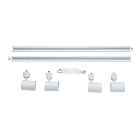Zestaw oświetlenia szynowego Snow SET 1F biały 4xGU10