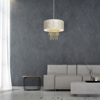 Milagro - Lampa wisząca ALMERIA WHITE/GOLD 1xE27
