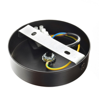 Milagro - Lampa sufitowa MARGO BLACK/GOLD 3xE27